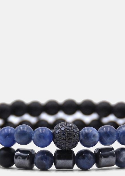 Perlenarmband Midnight Echo