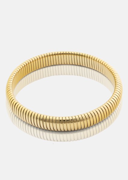 Armband Sculpted Coil - 18k Vergoldet
