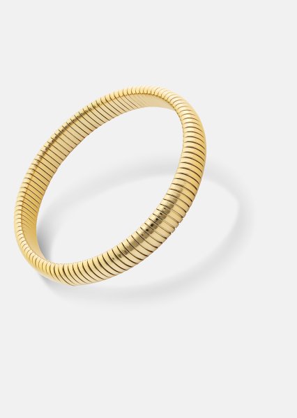 Armband Sculpted Coil - 18k Vergoldet