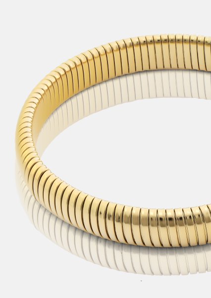 Armband Sculpted Coil - 18k Vergoldet
