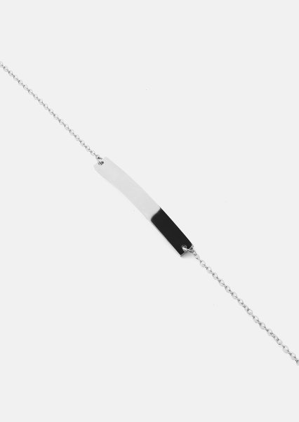 Armband Lineara - Versilbert