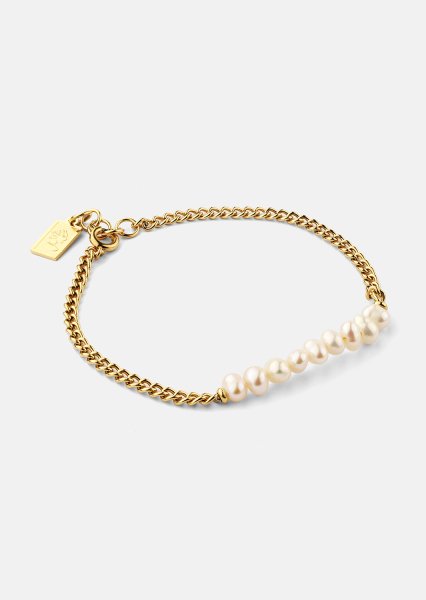 Armband Golden Pearl Chain - 18k Vergoldet