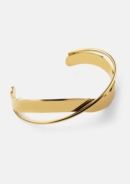 Armband Twist Cuff - 18k Vergoldet