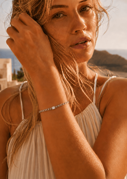 Armband Pulse – Versilbert