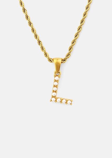 Amulet A-N Halskette – 18k Vergoldet