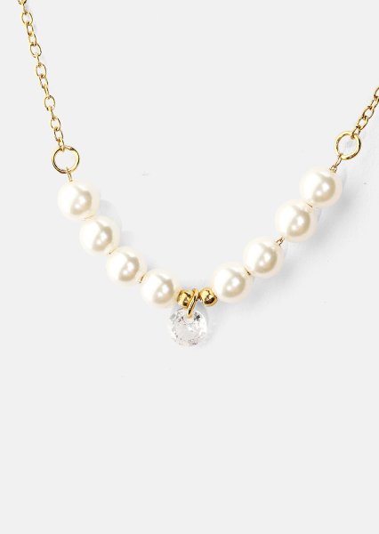 Halskette Moonlet Grace - 18k Vergoldet