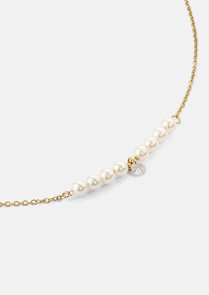 Halskette Moonlet Grace - 18k Vergoldet