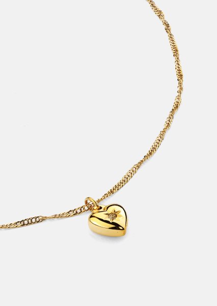 Halskette Heartshine – 18k Vergoldet