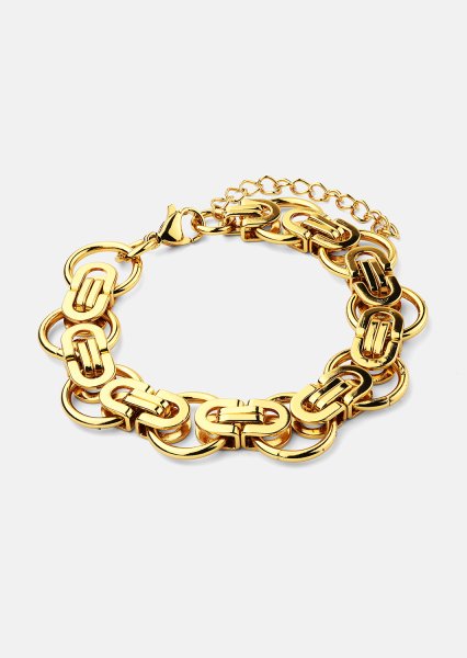 Armband Geo Loop - 18k Vergoldet