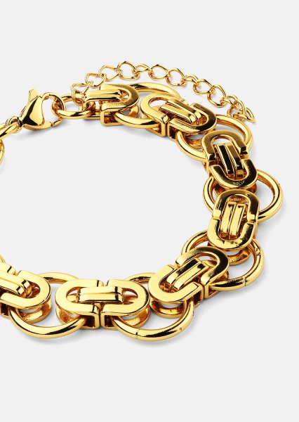 Armband Geo Loop - 18k Vergoldet