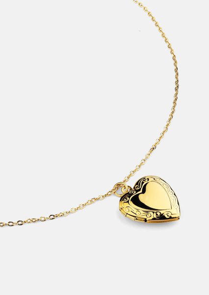 Halskette Golden Heart big - 18k Vergoldet