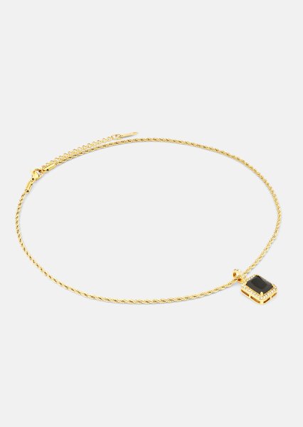 Halskette Black Luxe - 18k Vergoldet