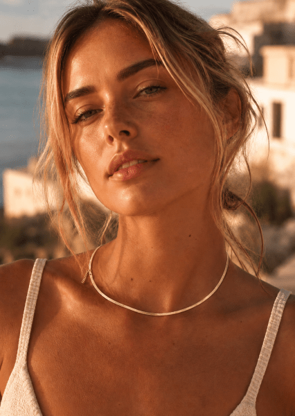 Ohrring Classic Medium - 18k Vergoldet