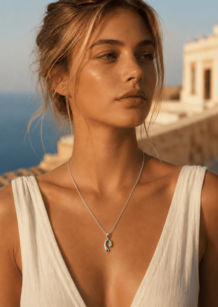Halskette Silver Flow – Versilbert