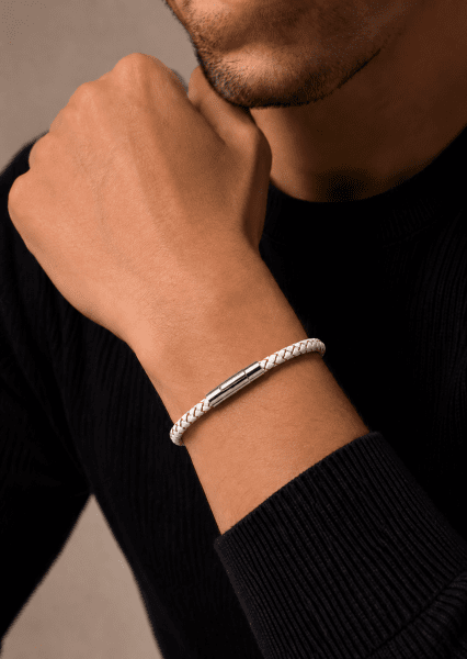 Lederarmband Ivory Knot