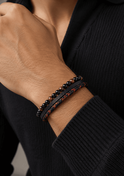 Lederarmband Savage Echo