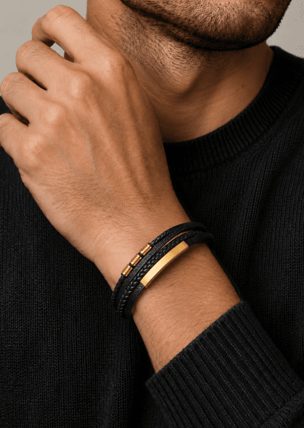 Lederarmband Titan Embrace
