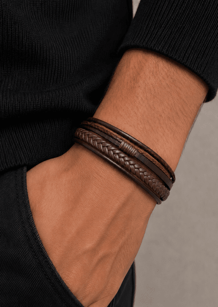 Lederarmband Valor Strand