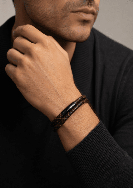 Lederarmband Cerulean Nexus