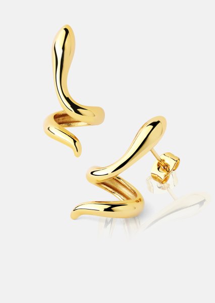 Serpentis Ohrringe – 18k Gold Plated