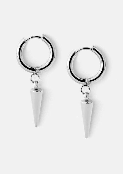 Ohrring Spike – Versilbert