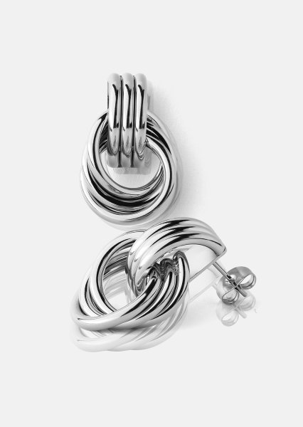 Ohrring Unity Loop - Versilbert