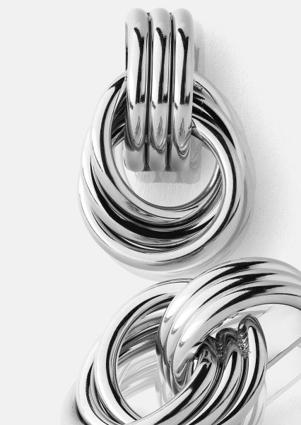 Ohrring Unity Loop - Versilbert