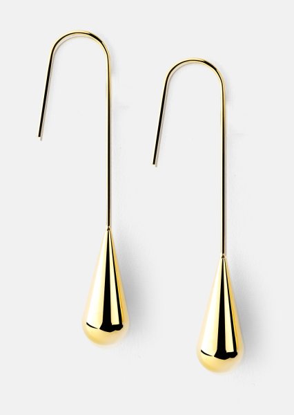 Ohrring Golden Drop Elegance - 18k Vergoldet
