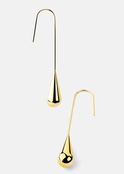 Ohrring Golden Drop Elegance - 18k Vergoldet