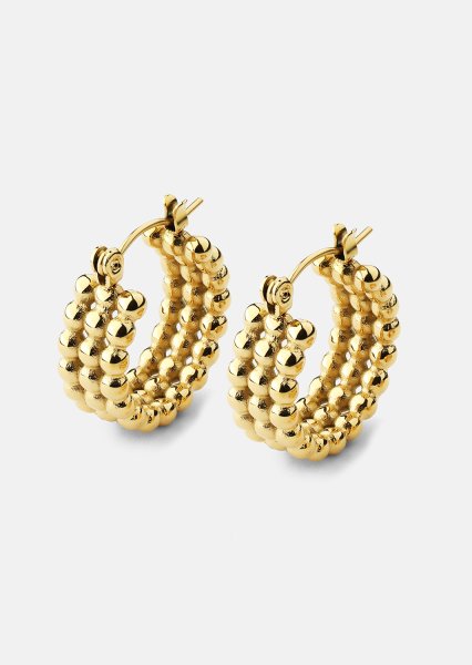 Ohrringe Sfera – 18k Vergoldet