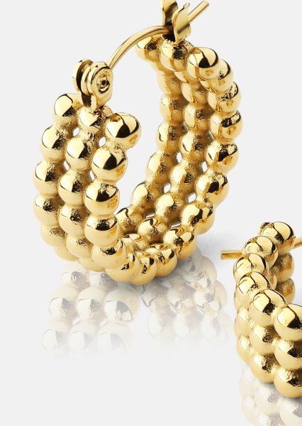 Ohrringe Sfera – 18k Vergoldet