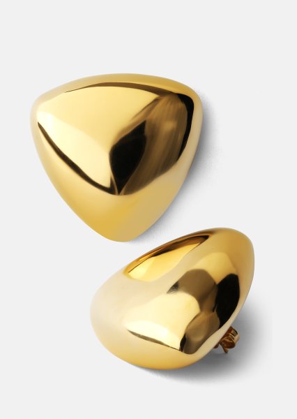 Ohrringe Bold Curve – 18k Vergoldet