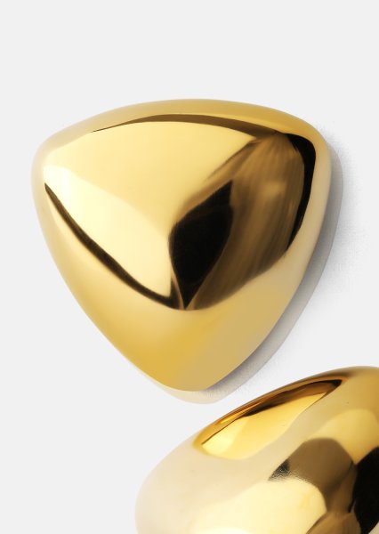 Ohrringe Bold Curve – 18k Vergoldet