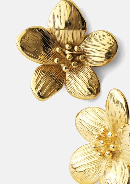 Ohrringe Flora Shine – 18k Vergoldet