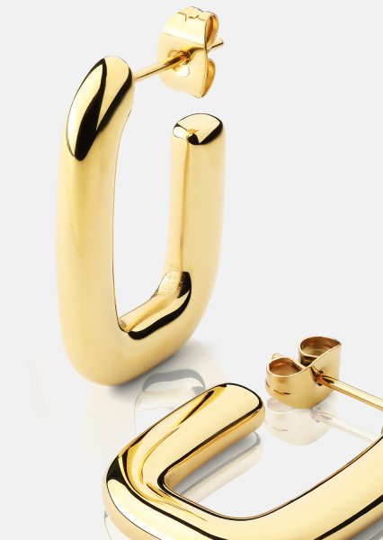 Ohrring Golden Flow - 18k Gold Plated