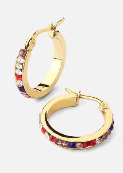 Ohrring ColorWhirl - 18k Gold Plated