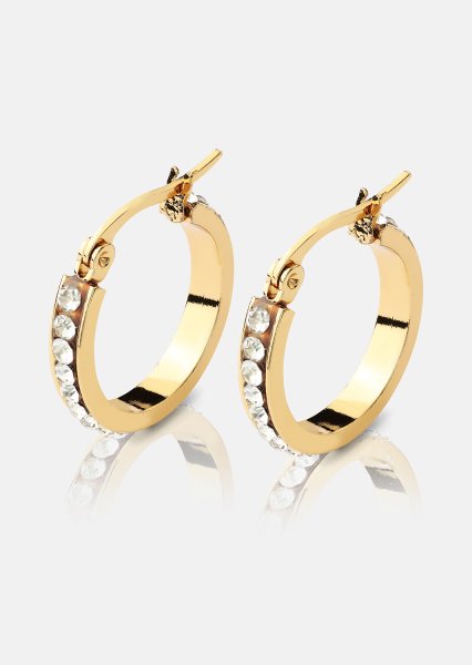 Ohrring CrystalGlow - 18k Vergoldet