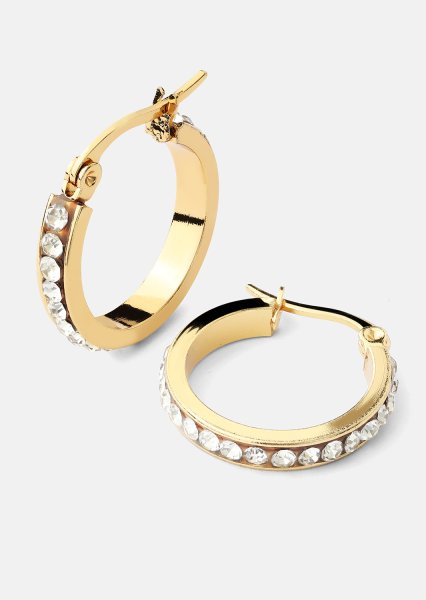 Ohrring CrystalGlow - 18k Vergoldet