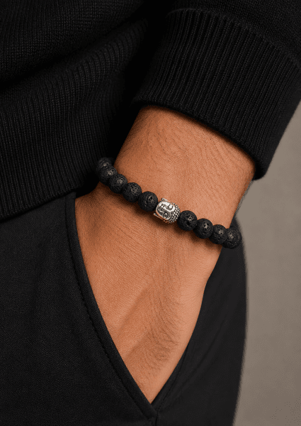 Perlenarmband Ebon Guardian