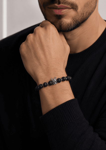 Perlenarmband Lava Crown