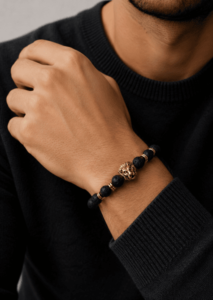 Perlenarmband Lionheart Emblem
