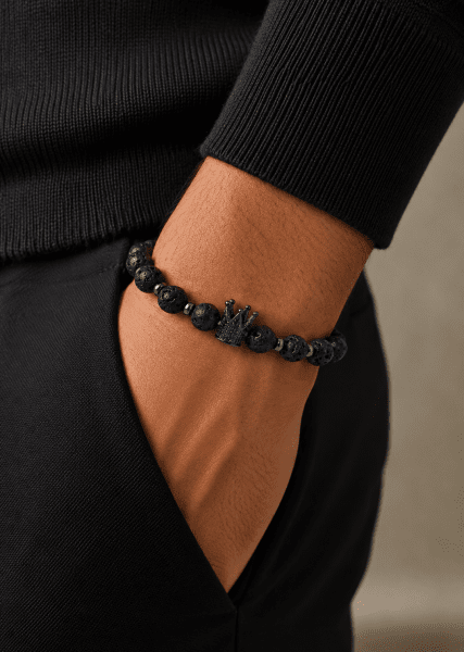 Perlenarmband Majestic Crown