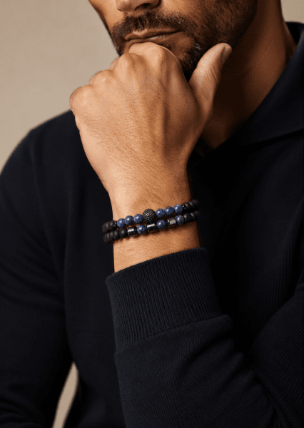 Perlenarmband Midnight Echo