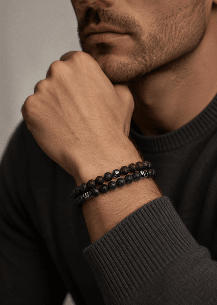 Perlenarmband Onyx Fusion