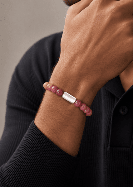Perlenarmband Rosy Edge