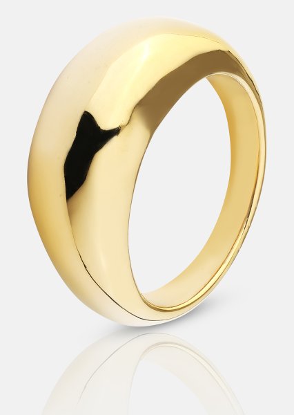 Golden Bold Ring - 18K Vergoldet