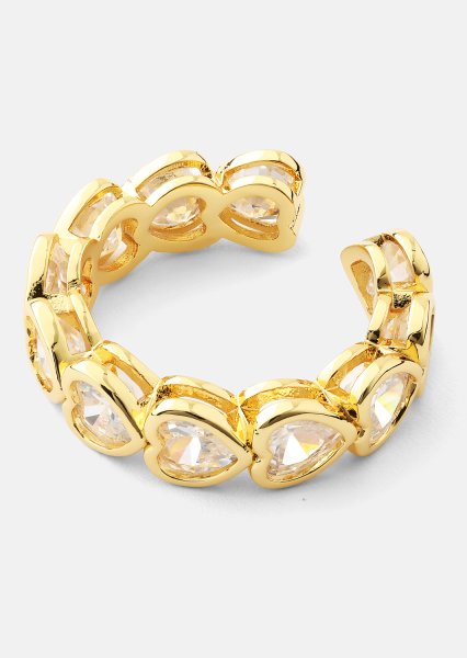 Ring Heartfelt Love- 18k Gold Plated