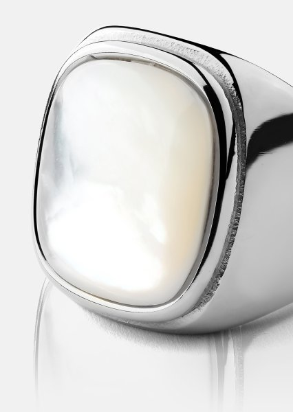 Ring Blanche - Versilbert