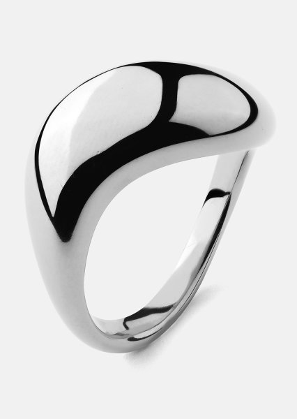 Ring Soft Curve - Versilbert