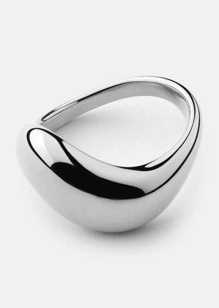 Ring Soft Curve - Versilbert